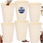 Orion, Sandy, kubki plastikowe, kremowe, 300 ml, 6 szt.