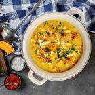 Orion, Tonca, garnek emaliowany, kremowy, 22 cm, 4 l