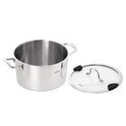 Orion, Venice, garnek stalowy z pokrywką, 22 cm, 4,3l