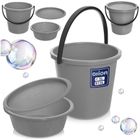 Orion, wiadro z miską i pokrywką, 3 elementy