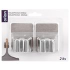 Orion, wieszak na mopa, miotłę i narzędzia, stalowy, samoprzylepny, 2 szt.