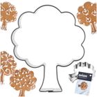 Orion, wykrawacz do ciastek, stalowy, drzewo, 6 cm