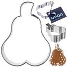 Orion, wykrawacz do ciastek, stalowy, gruszka, 4.5 cm