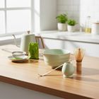 Orion, zestaw do matchy, ceramiczny, bambusowy, 4 elementy