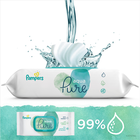 Pampers, Aqua Pure, chusteczki nawilżane, 1-48 szt.