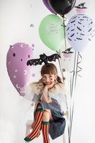 PartyDeco, balon foliowy Nietoperz, 40,5-13 cm, mix, 1 szt.