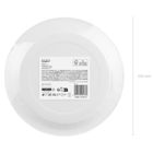 PartyDeco, talerzyki papierowe, czarny, 23 cm, 6 szt.