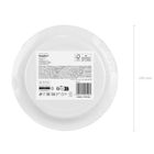 PartyDeco, talerzyki papierowe, jasny pomarańczowy, 18 cm, 6 szt.