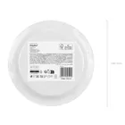 PartyDeco, talerzyki papierowe, żółty, 18 cm, 6 szt.