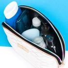 Peterson, kosmetyczka, 1-komorowa, biało-kolorowa