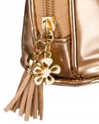 Peterson, kosmetyczka, 1-komorowa, złota