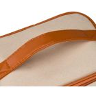 Peterson, kosmetyczka kuferek, beżowa-brązowa