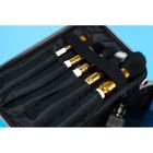 Peterson, kosmetyczka kuferek, brokatowa, różowe złoto