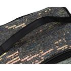 Peterson, kosmetyczka kuferek, cekinowa, szara