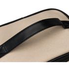 Peterson, kosmetyczka kuferek, tkanina syntetyczna, beżowo-czarna