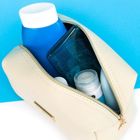 Peterson, kosmetyczka prostokątna, beżowa