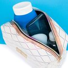 Peterson, kosmetyczka prostokątna, biało-kolorowa