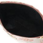 Peterson, kosmetyczka, tkanina syntetyczna, różowa z botanicznym wzorem