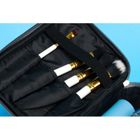 Peterson, kosmetyczka z uchwytem, brokatowa, szara