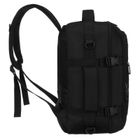 Peterson, plecak podróżny plecak, 2-komorowy, czarny