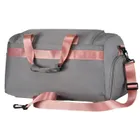 Peterson, torba weekendowo-podróżna, szaro-różowa