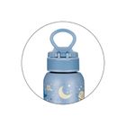 Petite&Mars, butelka termiczna ze stali nierdzewnej ze słomką, whale song, 350 ml