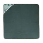 Petite&Mars, Loulou, okrycie kąpielowe bambusowe z kapturkiem, Whale Song, 100-100 cm