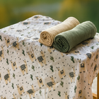 Petite&Mars, Moussy, zestaw pieluszek z muślinu bambusowego, Liama Vibes, 68-68 cm, 3 szt.