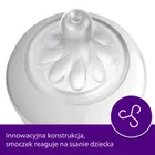 Philips Avent, Natural, smoczek responsywny, 3 różne przepływy: średni, szybki, bardzo szybki, 3 szt.