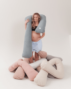 Piapimo, Teddy, poduszka ciążowa do spania, typ 7, szałwia