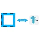 Picasso, klocki magnetyczne, 42 elementy