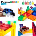 Picasso, Tor z samochodzikiem, klocki magnetyczne, 30 elementów