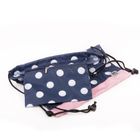 Pixie Crew, worek sportowy, kropki, różowy panel