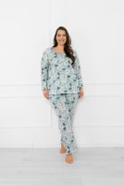 Piżama damska, niebieska, Sekwoja, Italian Fashion