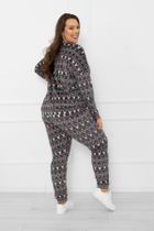 Piżama damska, szara, Italian Fashion