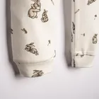 Piżama dziewczęca, beżowa, Nicol