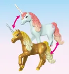 Playmobil, Princess Magic, Przytulny dom wróżek i złoty jednorożec, 71838
