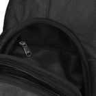 Plecak, czarny, skórzany, Rovicky