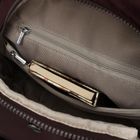 Plecak miejski, bordowy, Peterson