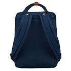 Plecak miejski, granatowo-brązowy, Peterson