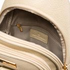 Plecak na jedno ramię, saszetka, beżowy, Peterson