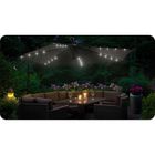 Plonos, parasol ogrodowy, składany, 6 segmentowy, z pokrowcem, 350 cm i lampkami, PL-882