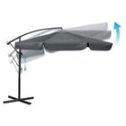 Plonos, parasol ogrodowy, składany, 6 segmentowy, z pokrowcem, 350 cm, PL-880