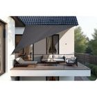 Plonos, żagiel przeciwsłoneczny trójkątny, szary, 7m2