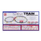 Pociąg, kolejka zdalnie sterowana, światło i dźwięk, 81 elementów