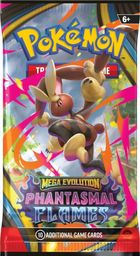 Pokemon TCG: Mega Evolution, Phantasmal Flames, Checklane Blister, Cottonee/Whimsicott, gra karciana, dodatek