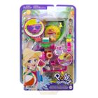 Polly Pocket, Arbuzowy basen, kompaktowy zestaw do zabawy z laleczkami i akcesoriami