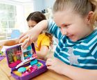 Polly Pocket, plaża w plecaku, zestaw z laleczkami i akcesoriami
