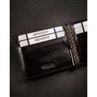 Portfel, banknotówka, czarny, skórzany, Rovicky