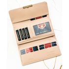 Portfel, beżowy, skóra ekologiczna, Peterson